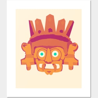 Tlaloc (Orange Version) Posters and Art